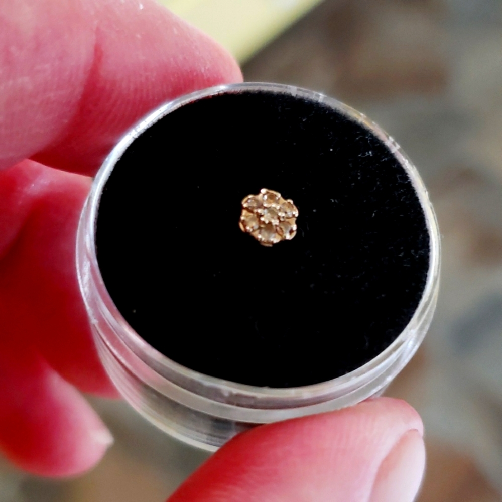 BVLA  Champagne Diamonds Flower